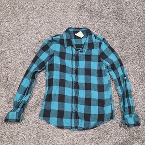 Faded Glory Long Sleeve Flannel Girls Size 6
